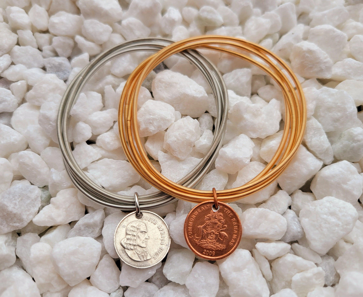 Guitar String Bracelet - Silver - Shop World Links