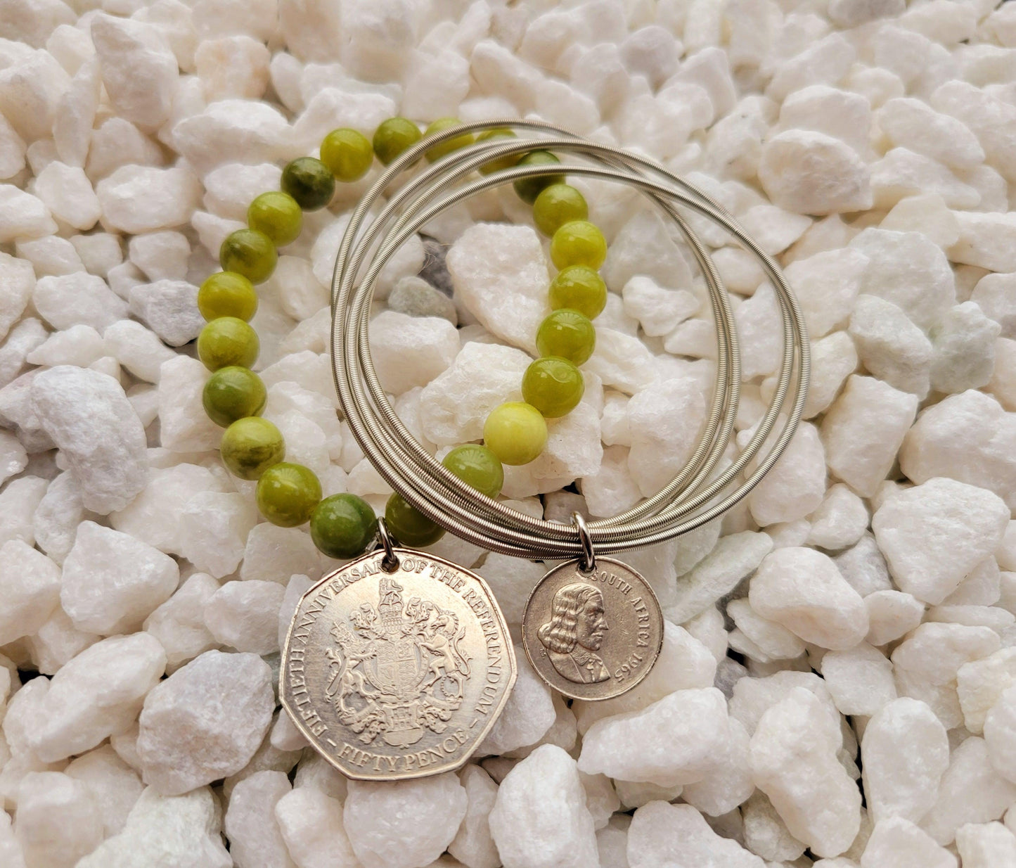 Guitar String Bracelet - Silver - Shop World Links