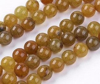 Dark Agate Bead Bracelet - Shop World Links