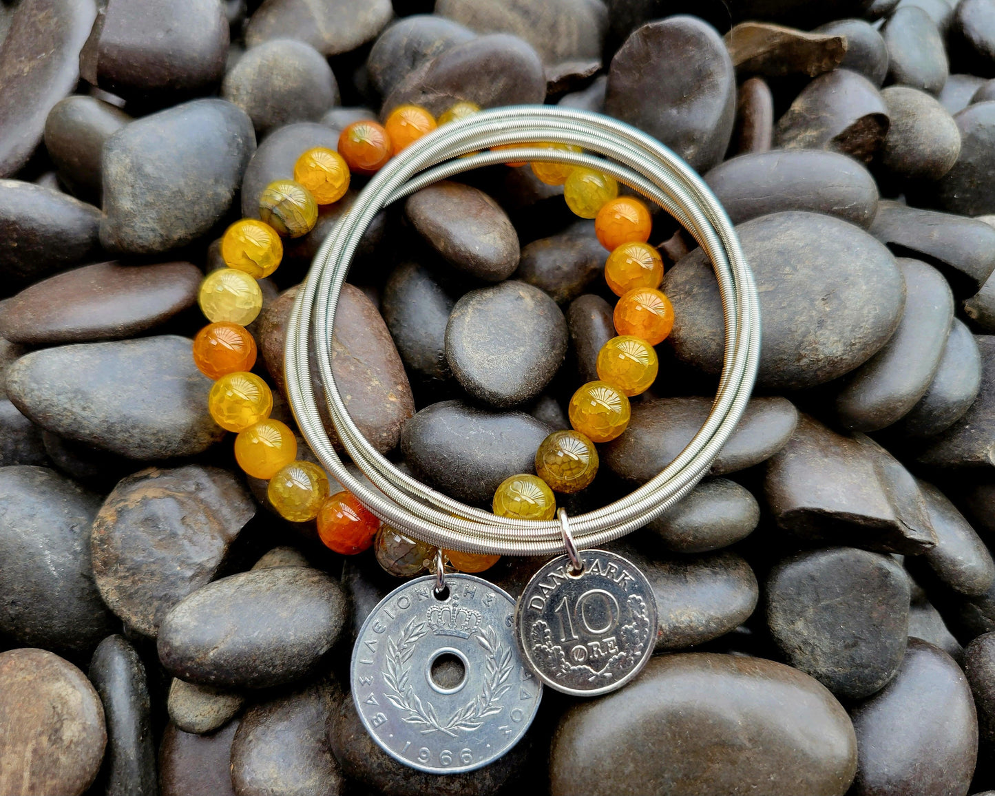 Guitar String Bracelet - Silver - Shop World Links