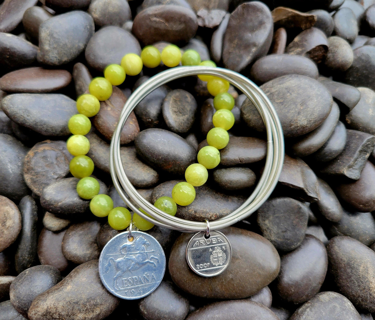 Guitar String Bracelet - Silver - Shop World Links