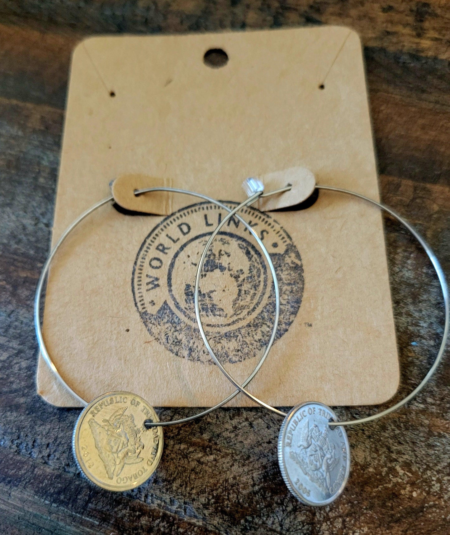 Hoop Earrings - Silver - Shop World Links